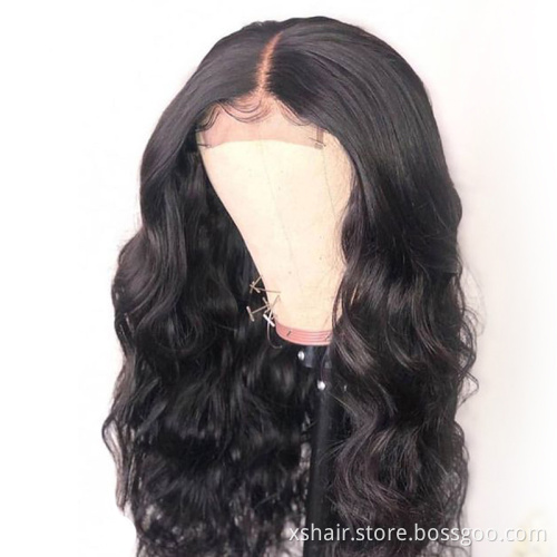 Fashion Blonde Bang Full Best Lace Front Wig Human Hair Pre Plucked Human Hair Wig